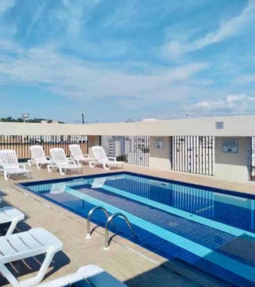 Flat em São Vicente com piscina e hidro Rio Grande da Serra Exterior foto