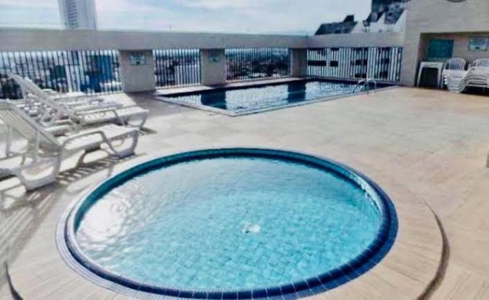 Flat em São Vicente com piscina e hidro Rio Grande da Serra Exterior foto